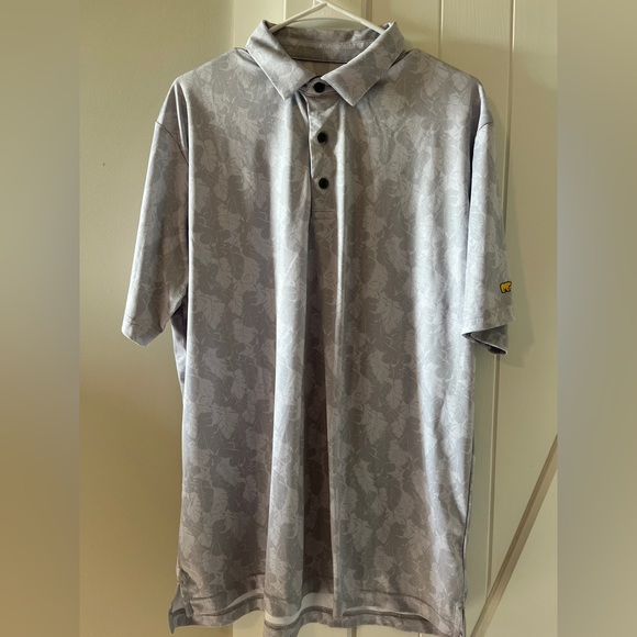 Jack Nicklaus Other - Jack Nicklaus Polo Shirt Mens Size Large Stay Dri‎ Golden Bear Golf Palm Leaves